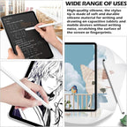 20Pcs Replacement Tips Silicone Rubber Touch Screen Pens Tips for Touch Pen (6 * 6mm)