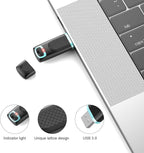 TOPESEL 128GB Flash Drive 3 Pack, USB 3.0 Thumb Drives High Speed Memory Stick Jump Drive Zip Drive for Data Storage and Backup (Three Mixed Colors: Red Blue Cyan)