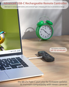 for Sony Camera Remote Control, Hanpusen Rechargeable Wireless Shutter Release with OLED Screen for ZV-E10/ZV-1/A7 III/A7 IV/ZV-1F/A6400/A6700/A6600/A6100/ZV-E1/FX30/A7C II/FX3, Replace RMT-P1BT