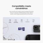Samsung PRO Plus microSD Memory Card + Adapter, 1TB MicroSDXC, Up to 180 MB/s, Full HD & 4K UHD, UHS-I, C10, U3, V30, A2 for Android Phones, Tablets, GoPRO, DJI Drone, MB-MD1T0SA/AM, 2024