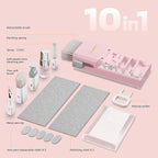 Keyboard Cleaning Kit, All in 1 Laptop Cleaning Kit for MacBook iPhone iPad Camera Lens Airpods Computer, Compact Keyboard Cleaner with Spray and Brush, Multitool for Electronic Screen