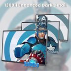 23.8” 4K Portable Monitor, UHD (3840*2160) 120% SRGB IPS FreeSync Gaming Moniter USB-C HDMI Large Work Home Office Second Monitor VESA Mountable, Adjustable Tilt & Height for Laptop, MacBook, PS4,Xbox