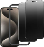 Matte Privacy Screen Protector for iPhone 15ProMax Screen Protector Anti-Glare, Anti-Spy Tempered Glass Film, Smooth and Responsive Touch Anti-Scratch Glass