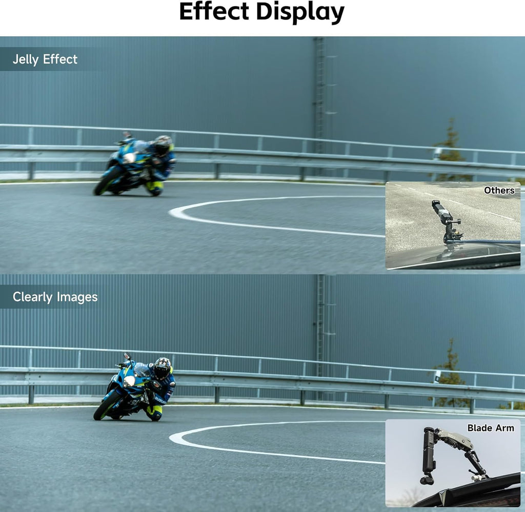 Movmax Blade Arm for DJI Pocket 3, Insta 360, and GoPro Hero 12 Cameras with N2 Arm Technology and Universal Locking Screw