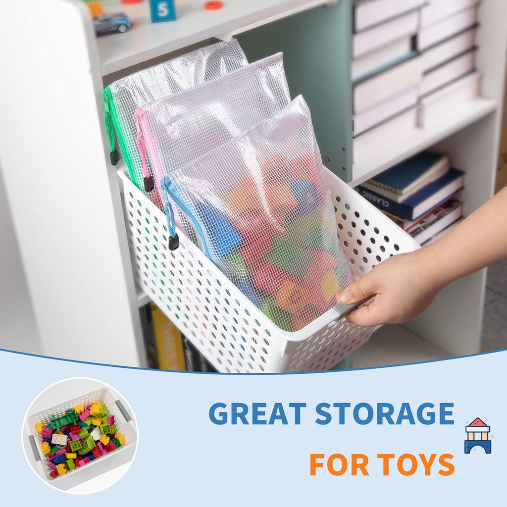 Umriox 32PCS Mesh Zipper Pouch, Zipper Bags for Organizing, A4, Letter Size, Storage Bags for Board Game, Puzzles, School Office Supplies