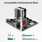 ELUTENG 4 Ports USB 3.1 PCIE Expansion Card (2 USB-A & 2 Type-C Ports) Superspeed PCI Express Expansion Card USB Card for Desktop PC Support Windows 11/10/8/7/XP/Vista, Self-Powered Supply