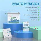 Redodo 12V 100Ah Mini LiFePO4 Battery, Lithium Battery with Upgraded 100A BMS, Up to 15000 Cycles, Install in any directions, Perfect for Solar Home Energy Storage, RV, Trolling Motor