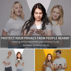 Compatible for iPhone 13 Pro Max Privacy Screen Protector/iPhone 14 Plus Screen Protector 6.7 Inch, Purple Gradient Anti Spy Anti Blue Light HD Tempered Glass Easy Installation