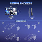 SANSUI Curved 24 Inch Gaming Monitor 160Hz FHD 1080P Computer Monitor,MPRT 1ms 1500R Fast VA Display, Freesync,HDR,3000:1 Contrast Ratio, HDMI2.0,DP1.4, VESA Compatiable(ES-G24C1L HDMI Cable Included)