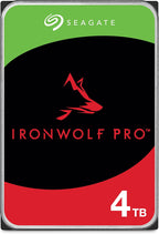 Seagate IronWolf Pro, 4 TB, Enterprise NAS Internal HDD –CMR 3.5 Inch, SATA 6 Gb/s, 7,200 RPM, 256 MB Cache for RAID Network Attached Storage (ST4000NT001)