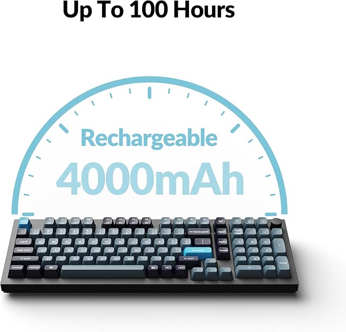 Keychron Q5 Pro Wireless QMK/VIA Mechanical Keyboard, 96% Layout Programmable Knob Full Aluminum Double-Gasket Design, Hot-swappable K Pro Brown Switch for Mac Windows Linux - Black