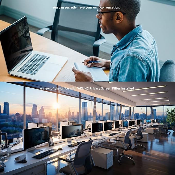 17 Inch 5:4 Computer Privacy Screen Filter - Be Careful! This Model is not for laptops but for desktops only.