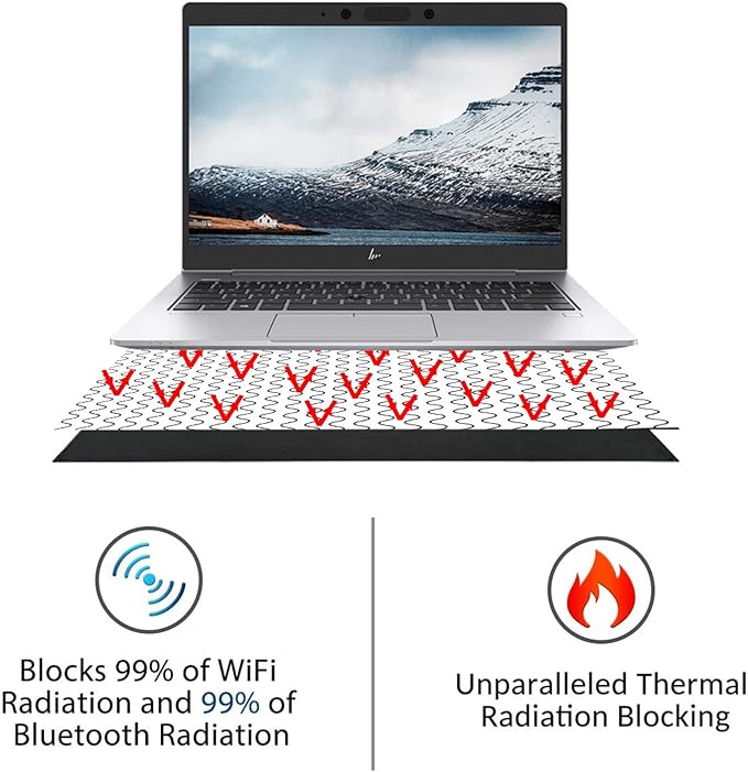 Laptop Pad Protection, Laptop Pad E/M*F, Protect & Heat Shield Protection Suitable for Ipad/Cell Phones Laptops, Tablets, Notebooks Laptop Pad (12"-7.8")