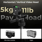 SmallRig 71" Camera Tripod Stand AP-21, Travel Tripod for iPhone, Camera and Smartphone Live Streaming Vlog, Portable Photo Tripods with Quick-Flip Lock Legs, Max Load 11lb