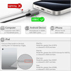 Cubilux USB C Double Headphone Splitter, Type C to Dual 3.5mm Jacks Audio Sharing Adapter Compatible with iPhone 16/15, iPhone 16/15 Pro Max, iPad Pro 13/12.9/11, iPad Air 13/5th/4th and More