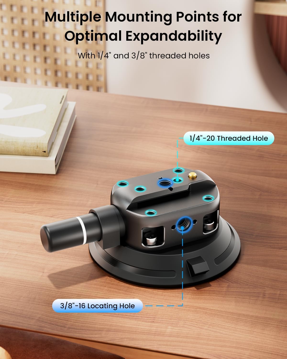 4" Suction Cup Mount with Magic Arm for Car Camera Mount for Go pro Windshield Phone Holder for Insta 360 Action Camera Accessories