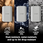 Lexar 1TB ES5 Magnetic External SSD, Up to 2000MB/s, Compatible w/MagSafe, USB-C Smartphones, iPhone 15/16 or Above, PC, Mac, Supports Apple ProRes & Samsung Pro Video, Silver (LES5XXX001T-RNWNU)