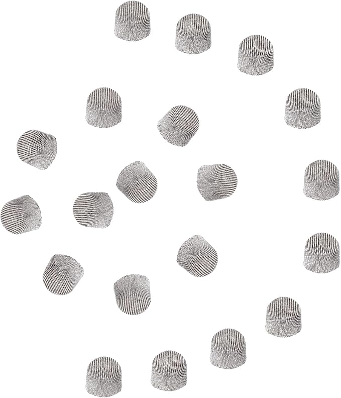 MECCANIXITY 10Pcs Replacement Fiber Mesh Tips for Stylus Pens 8mm Suitable for Capacitive Touch Screen,High Sensitivity,Soft,No Scratch Screen Pen Tip