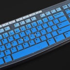 Keyboard Cover for Logitech MK295 MK370 MK270 K270 MK260 Keyboard, MK370 MK295 MK270 MK200 Keyboard Cover Skin Protector - Gradual Blue