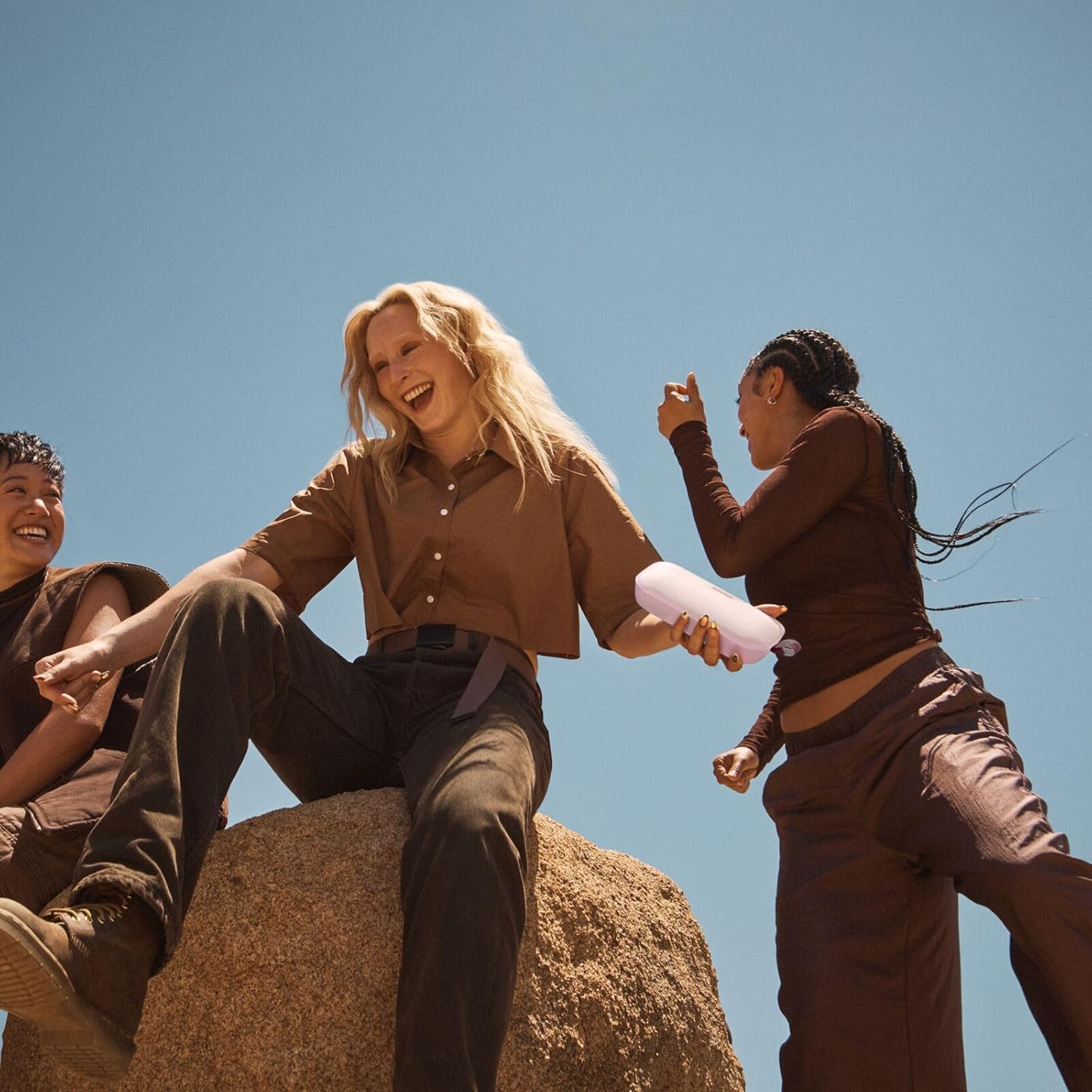 Bose SoundLink Flex Portable Bluetooth Speaker (2nd Gen), Portable Outdoor Speaker with Hi-Fi Audio, Up to 12 Hours Battery Life, Waterproof and Dustproof, Petal Pink - Limited Edition Color