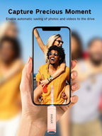 MFi Certified 512GB Flash Drive for iPhone iPad, IMKAR Memory Stick Storage for Photos Videos, Compatible with iPhone iPad Android and PC, Plug and Play No Application Required (Rose Gold)