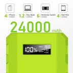 SinKeu Portable Power Station 88Wh, Solar Generator Power Bank with AC Outlet, 110V Portable Laptop Charger for Home Backup Outdoor Emergency RV Van Hunting