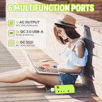 SinKeu Portable Power Station 88Wh, Solar Generator Power Bank with AC Outlet, 110V Portable Laptop Charger for Home Backup Outdoor Emergency RV Van Hunting