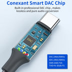 USB Type C to 3.5mm Headphone Jack Adapter, (2-Pack) USB C to Aux Female Audio Dongle Cable Cord Compatible with iPhone 16/15 Pro/15 Plus/15 Pro Max,iPad Pro,MacBook, Samsung Galaxy S24 S23 S22