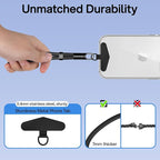 Kaptron Adjustable Phone Wrist Strap - Universal Cell Phone Lanyard Wrist Strap with Lanyard Patches