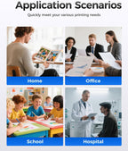 TN227 Toner Cartridge Set 4-Pack Replacement for Brother TN-227 TN223 Compatible with Color HL-L3270CDW HL-L3210CW MFC-L3770CDW HL-L3290CDW MFC-L3750CDW L3710CW HL-L3230CDW L3230CDN Printer Ink Black