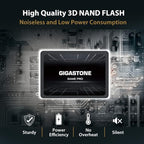 Gigastone SATA SSD 256GB 2.5 inch SSD 510MB/s Upgrade Laptop PC Memory and Storage PS4 HDD Replacement 2.5" Internal Solid State Hard Drives SATA III SLC Cache 3D NAND Game Pro Performance