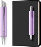 ELETIUO Pencil Holder For Most Pens,Pencils,Self-Adhesive Stick To Notebooks,Diary,Desks,Whiteboards Or Any Surface,Silicone Pen Holder For Home,Office And Desk Organization,Purple