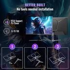 SANSUI 24 Inch Gaming Monitor 180Hz, Computer Monitor with Speakers 1*DP 2*HDMI Ports, FHD 1080P 110% sRGB VESA Support Eye Cares (One HDMI Cable Included ES-G24F4S)