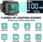 GVM SD80S 80W COB Video Light Kit, 5600K Continuous Lighting for Photography with Bowens Mount Softbox&Stand, 8 Lighting Effects Support AC Adapter & NP Series Battery