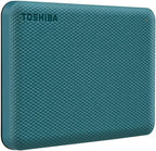 Toshiba Canvio Advance 1TB Portable External Hard Drive USB 3.0, Green - HDTCA10XG3AA, Backup 2.0
