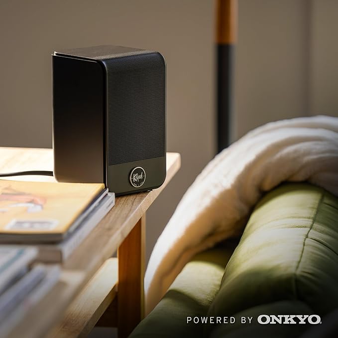 Klipsch Flexus Sound System: CORE 200 3.1.2 Sound Bar, 10" SUB 100 Subwoofer and SURR 100 Surround Sound Speakers, Powered by Onkyo with Bluetooth, Dolby Atmos and Custom Tuned Bass - Black