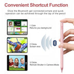 Stylus Pen for iPad 2018-2025 with Palm Rejection, Apple Pencil for Pad11th/10th/9th/8th/7th/6th Gen, iPad Pro 11/12.9 inch, New iPad Air 2025 11&13-inch(M3/2) /5th/4th/3th Gen, iPad mini 6th/5th