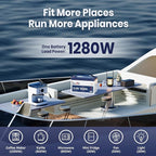 12V 100Ah LiFePO4 Battery with Low Temperature Cut off Protection Group31 Lithium Battery Built-in 100A BMS Max.1280Wh Energy for 12V Trolling Motor, Marine, RV, Boat, Yacht and Off-Grid