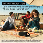 Sony ULT Field 3 Wireless Portable Bluetooth Speaker, IP67 Waterproof, Dustproof, Rustproof, and Shockproof with Enhanced Bass, 24 Hour Battery and Shoulder Strap (SRSULT30B), Black