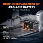 Litime 12V 140Ah Bluetooth Dual Purpose 1000 CCA Marine Battery