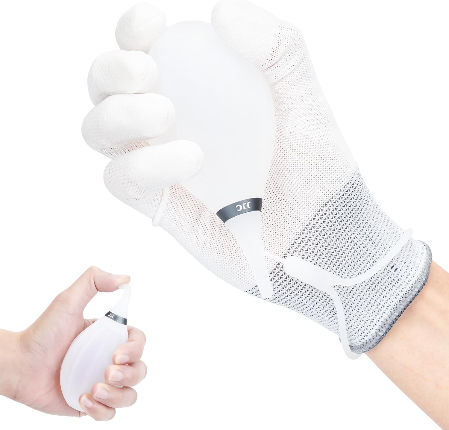 [Upgraded Version] Soft Tip Silicone Camera Dust Blower Lens Air Blower,Camera Lens Cleaner Air Blower for Sensor LCD Keyboards Filters Alcohol Ink Printing,Dust Blower Replace Canned Air-White