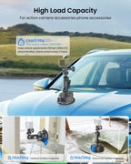 Suction Cup Mount for Car Camera Mounts for Go Pro Car Mount Windshield Mount Phone Holder for Insta 360 Accessories