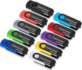 10 Pack DataOcean 16GB USB 2.0 Flash Drive Memory Stick Thumb Drives (10 Colors)