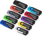 10 Pack DataOcean 16GB USB 2.0 Flash Drive Memory Stick Thumb Drives (10 Colors)