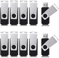 Aiibe 4GB Flash Drive 50 Pack - USB 2.0 Memory Stick Multipack Zip Drive, Black