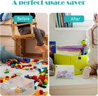 64pcs A4 Mesh Zipper Pouch Bags, Mesh Bags with Zipper Bulk, Pouches for Organization, Clear Storage Bags for Classroom, Travel, Office, Board Game