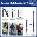 Fotopro Mini Tripod Desktop Aluminum Alloy 20 Inch with 360 Ball Head 1/4 inches Quick Release Plate Portable Tabletop Mini Tripod for Camera DSLR Video Camcorder Photography with Bag Load up to 11lbs