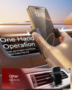 SUPERONE 3-in-1 Car Phone Holder [Strongest Suction Cup & Clip] 360° Adjustable Car Phone Mount for Dash/Vent/Windshield, Phone Holders for Your Car Accessories for iPhone 16/15/14/13 Samsung Android