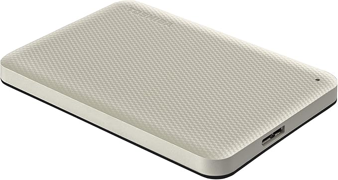 Toshiba Canvio Advance 2TB Portable External Hard Drive USB 3.0, White - HDTCA20XW3AA
