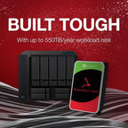 Seagate IronWolf Pro 28TB Enterprise NAS Internal HDD Hard Drive – CMR 3.5 Inch SATA 6Gb/s 7200 RPM 512MB Cache for RAID Network Attached Storage, Rescue Services (ST28000NT000)